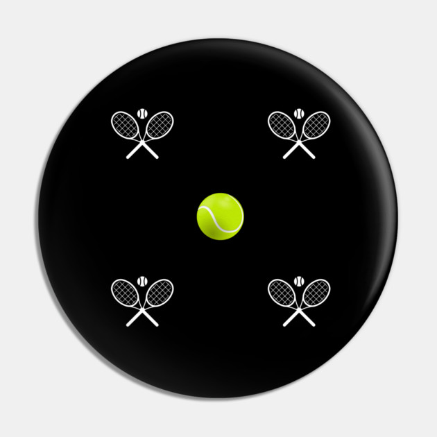Tennis Lover Pin by BlackMeme94