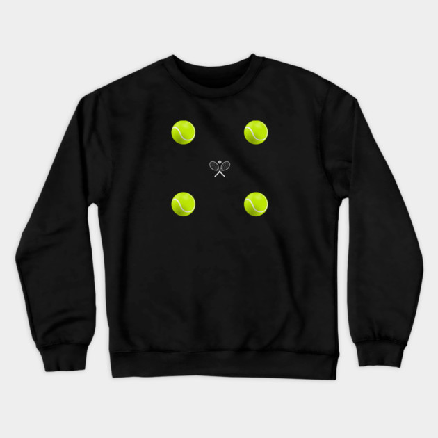 Tennis Lover Crewneck Sweatshirt by BlackMeme94
