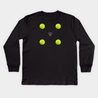 Tennis Lover Kids Long Sleeve T-Shirt