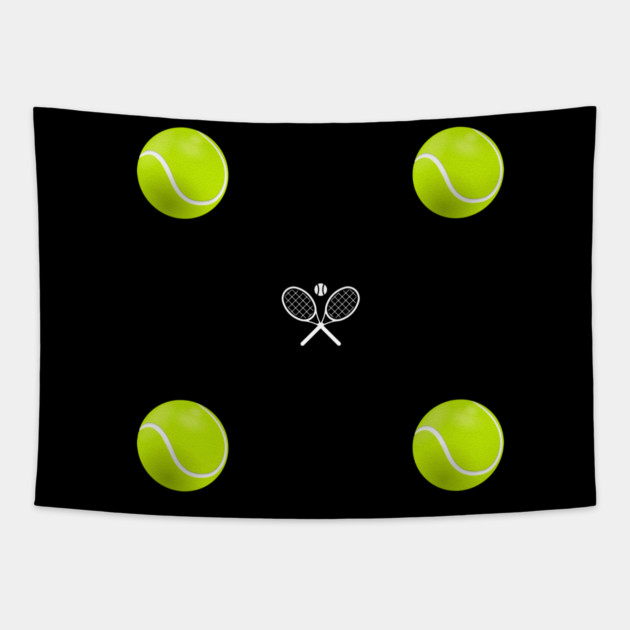 Tennis Lover Tapestry by BlackMeme94