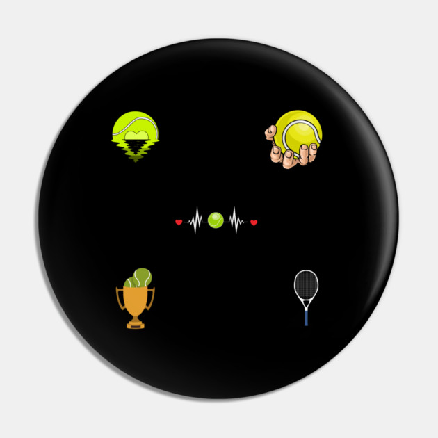 Tennis Lover Pin by BlackMeme94