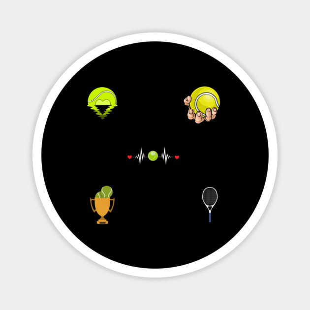 Tennis Lover Magnet by BlackMeme94