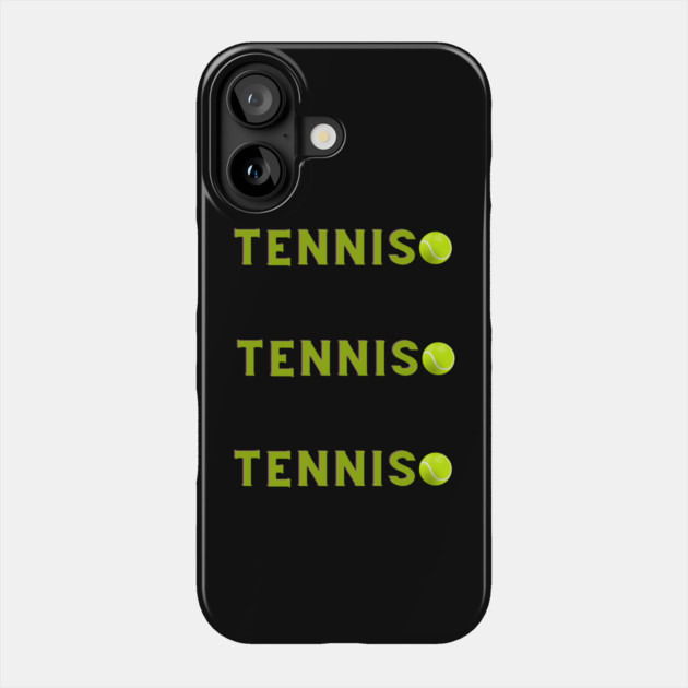 Tennis Lover Phone Case by BlackMeme94
