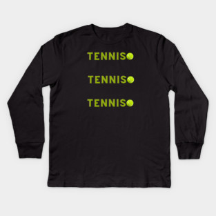 Tennis Lover Kids Long Sleeve T-Shirt