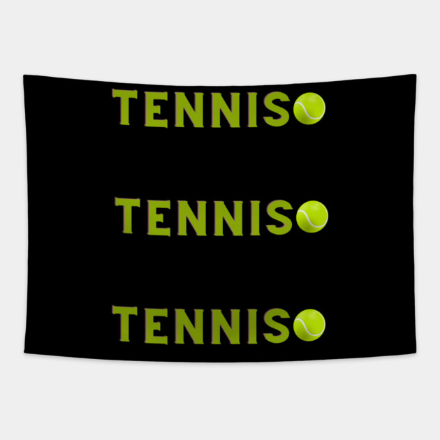 Tennis Lover Tapestry by BlackMeme94