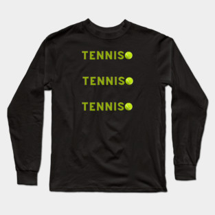 Tennis Lover Long Sleeve T-Shirt
