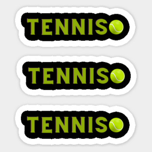 Tennis Lover Sticker
