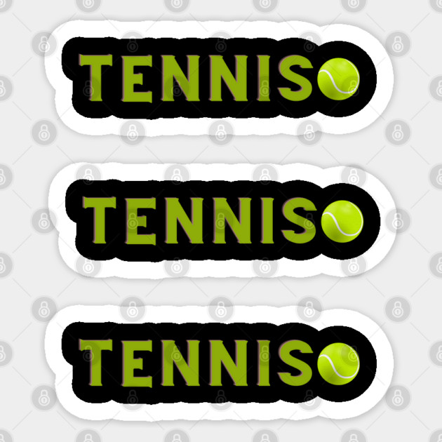 Tennis Lover Sticker by BlackMeme94