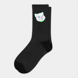 Rave Kitty Socks