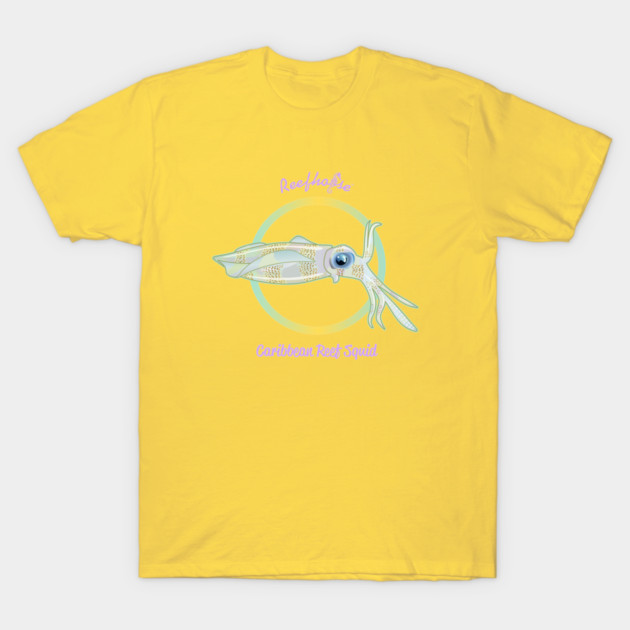 Caribbean Reef Squid T-Shirt by Reefhorse
