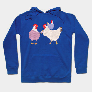 Chicken Knitting Hoodie
