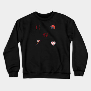 Baseball Lover Crewneck Sweatshirt