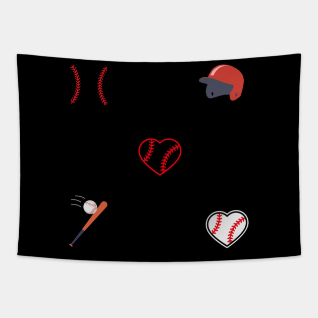 Baseball Lover Tapestry by BlackMeme94
