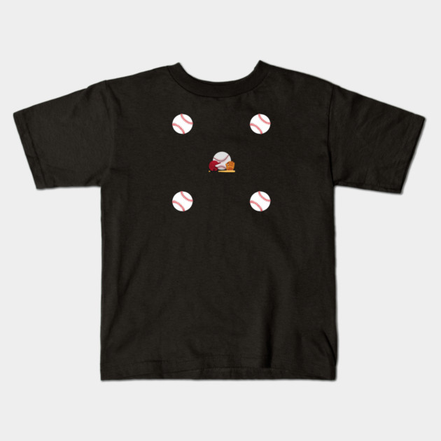 Baseball Lover Kids T-Shirt by BlackMeme94