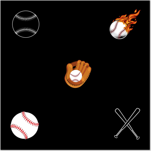 Baseball Lover Wall Art by BlackMeme94