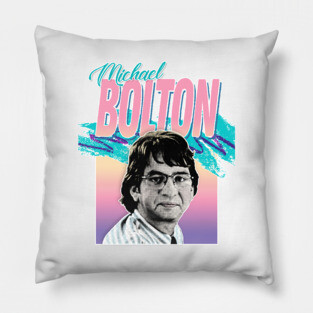 Michael Bolton / Office Space Aesthetic 90s Design Pillow