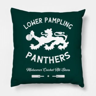Lower Pampling Panthers Cricket (Midsomer Murders) Pillow