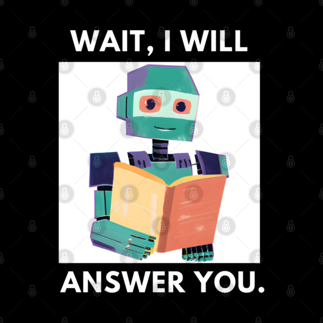 Artificial intelligence, Wait, I will answer you by BlackMeme94