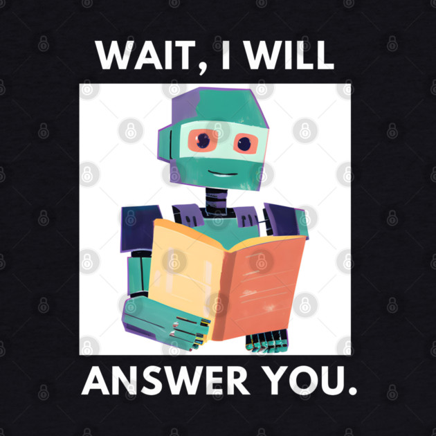 Artificial intelligence, Wait, I will answer you by BlackMeme94