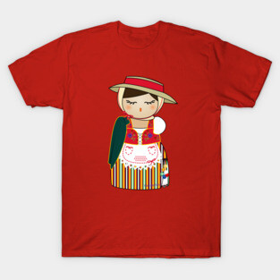 Kokeshi Canary doll T-Shirt