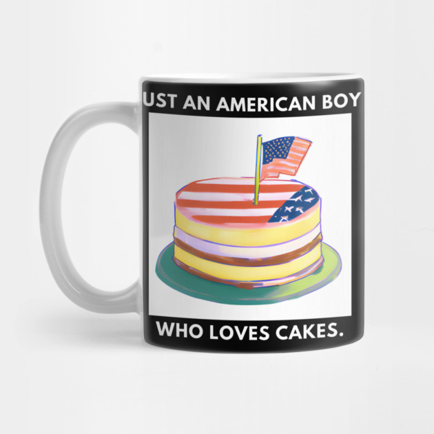 Just an american boy who loves cakes by BlackMeme94