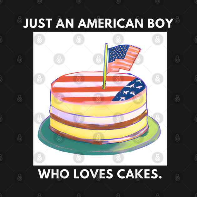 Just an american boy who loves cakes by BlackMeme94