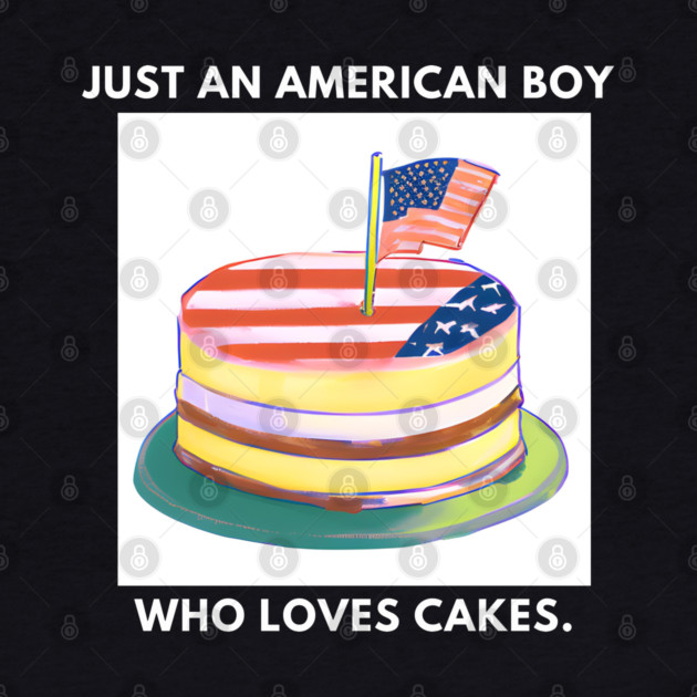 Just an american boy who loves cakes by BlackMeme94