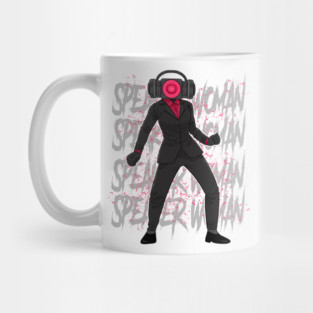 speaker women skibidi toilet Mug