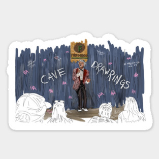 Wet Hot American Summer: CAVE DRAWRINGS Sticker