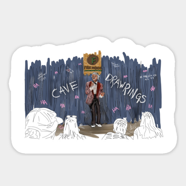 Wet Hot American Summer: CAVE DRAWRINGS Magnet by 51Deesigns