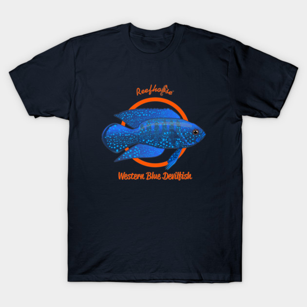 Western Blue Devilfish T-Shirt by Reefhorse