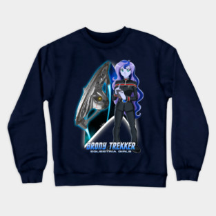 Brony Trekker: Equestria Girls LS Ver. Crewneck Sweatshirt