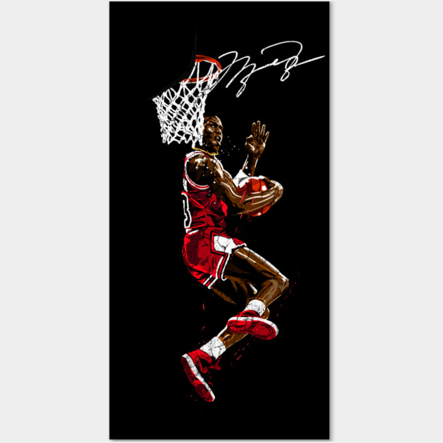 Jordan Signature Dunk Michael Jordan 23 Posters and Art Prints