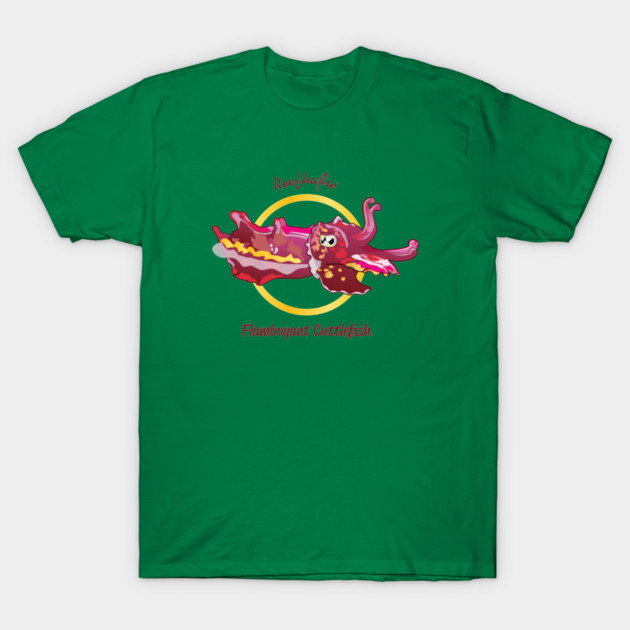 Flamboyant Cuttlefish T-Shirt by Reefhorse