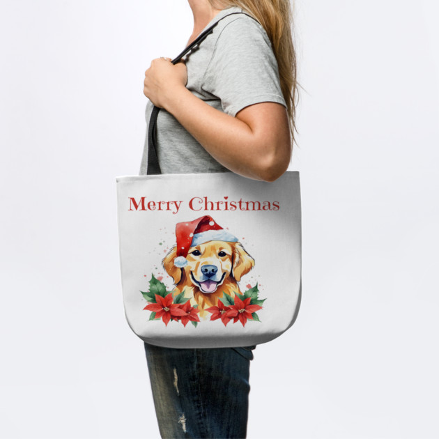 Golden Retriever Christmas, Dogs, Pets, Dog Lovers, Holidays with Pets by BirdsnStuff