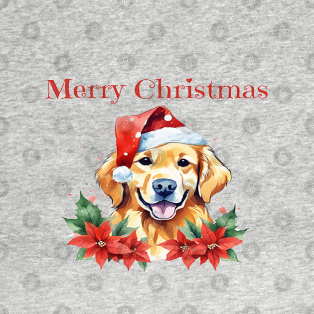 Golden Retriever Christmas, Dogs, Pets, Dog Lovers, Holidays with Pets by BirdsnStuff