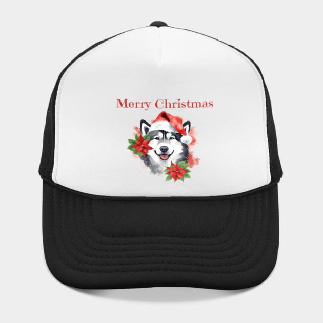 Alaskan Malamute Christmas, Holiday, X-mas, Dogs, Animal Lovers, Pets by BirdsnStuff