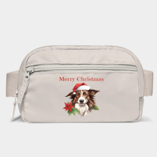 Border Collie Christmas, Dogs, Xmas, Pet Lovers, Dog Lovers, Holiday Bag