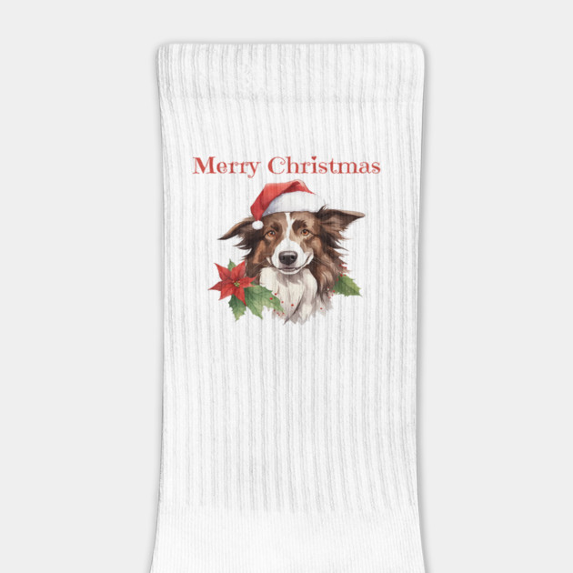 Border Collie Christmas, Dogs, Xmas, Pet Lovers, Dog Lovers, Holiday by BirdsnStuff
