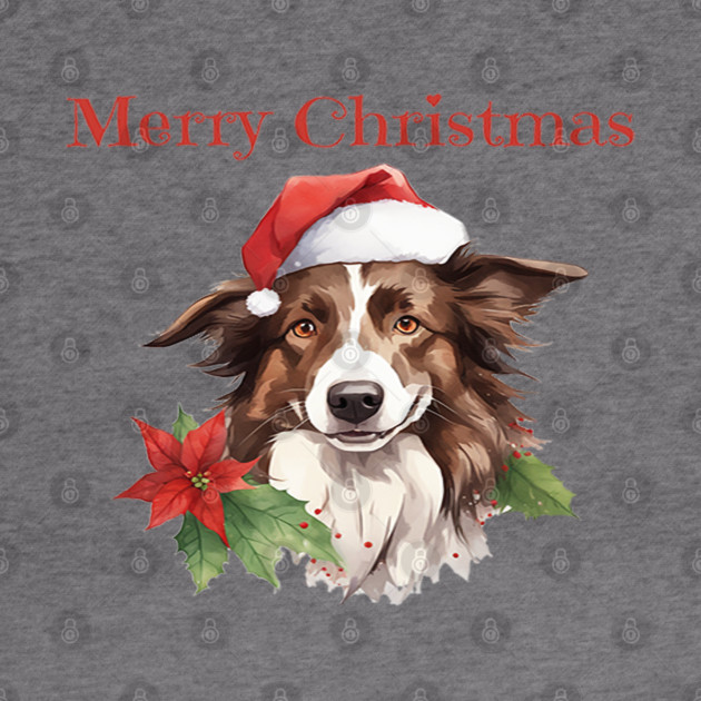 Border Collie Christmas, Dogs, Xmas, Pet Lovers, Dog Lovers, Holiday by BirdsnStuff