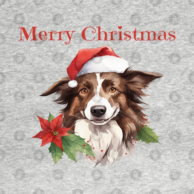Border Collie Christmas, Dogs, Xmas, Pet Lovers, Dog Lovers, Holiday by BirdsnStuff