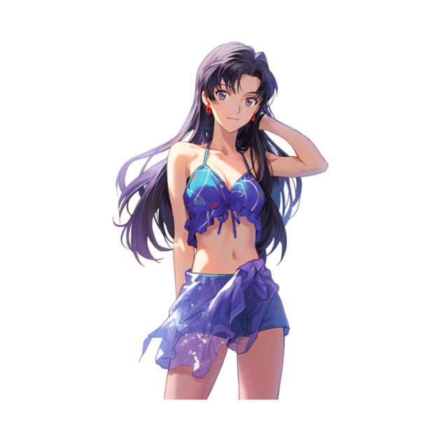 Misato Katsuragi Neon Genesis Evangelion Swimsuit Misato Pin - Main Image