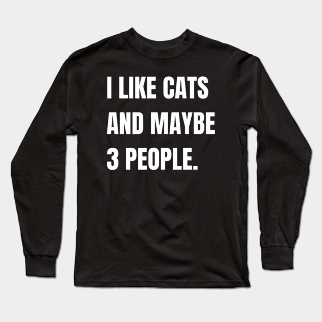 Cat-Lover Long Sleeve T-Shirt by BlackMeme94