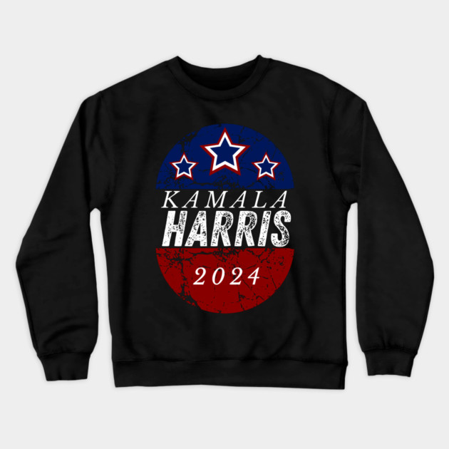 Kamala-Harris-For-President Crewneck Sweatshirt by BlackMeme94