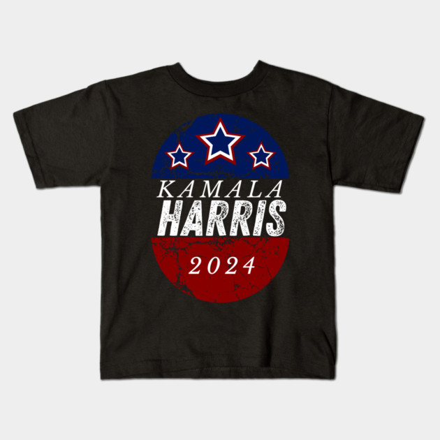 Kamala-Harris-For-President Kids T-Shirt by BlackMeme94