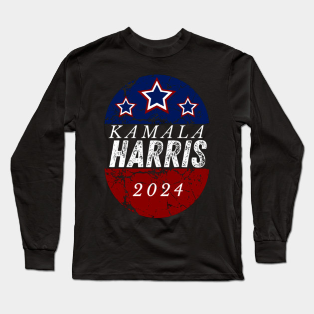 Kamala-Harris-For-President Long Sleeve T-Shirt by BlackMeme94