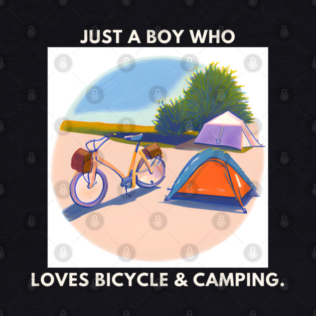 Just a boy who loves bicycle and camping by BlackMeme94