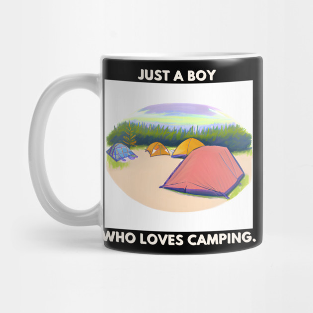 Just a boy who loves camping by BlackMeme94