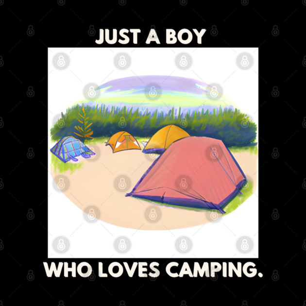 Just a boy who loves camping by BlackMeme94