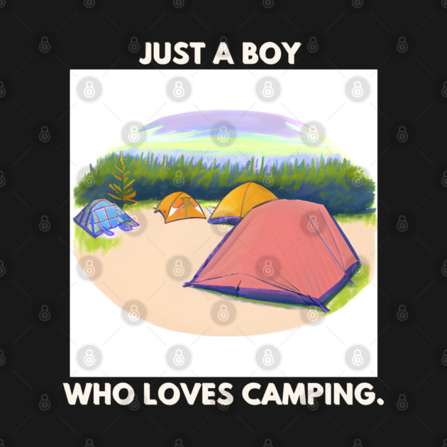 Just a boy who loves camping by BlackMeme94
